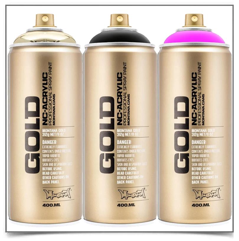 Montana GOLD Acrylic Spray Paint 400ml Iconic Series CANTWO Cotton Candy