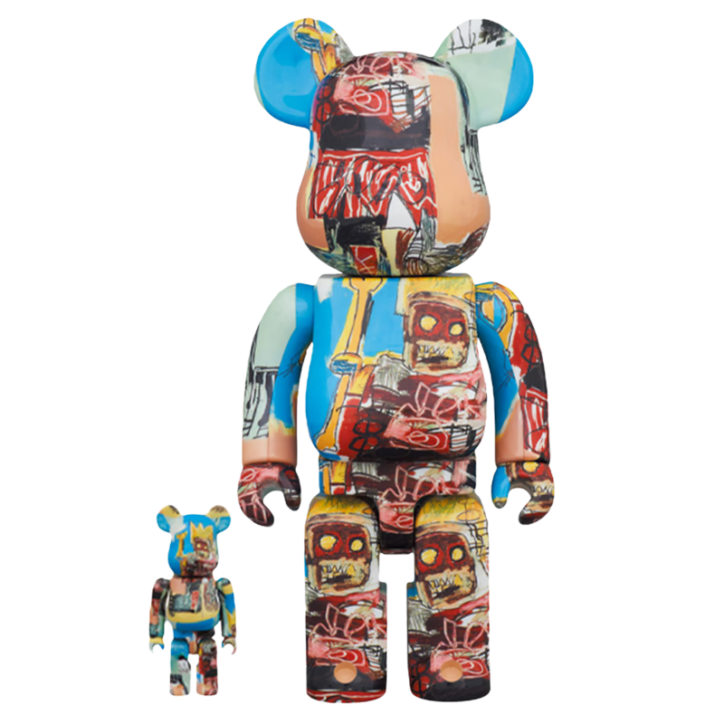 Jean-Michel Basquiat #6 100% + 400% Bearbrick by Medicom