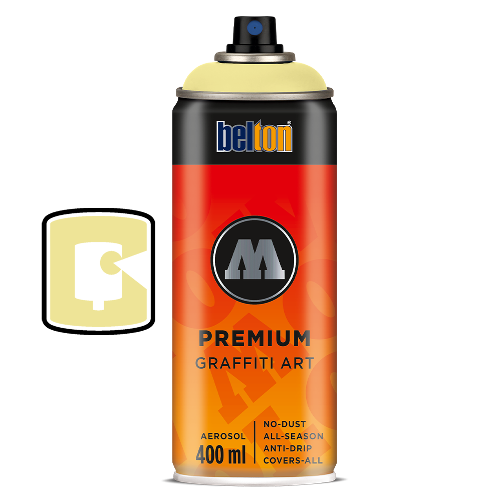 Jasmin Yellow 400ML Molotow Premium Belton Spray Paint