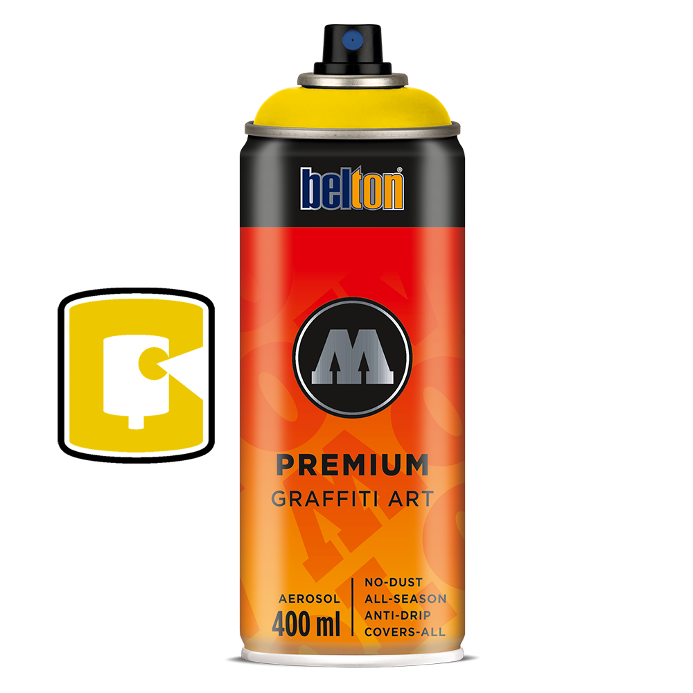 Cadmium Yellow 400ML Molotow Premium Belton Spray Paint