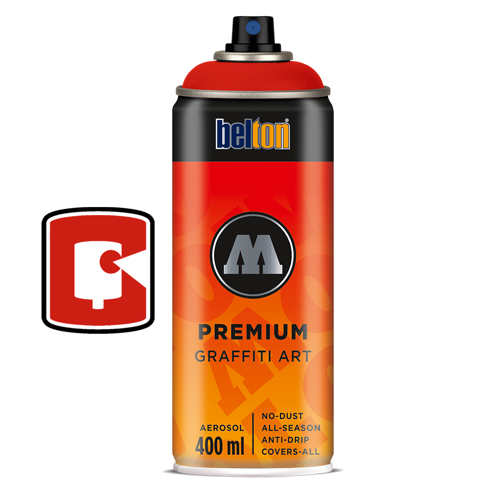 SWET 100 Traffic Red 400ML Molotow Premium Belton Spray Paint