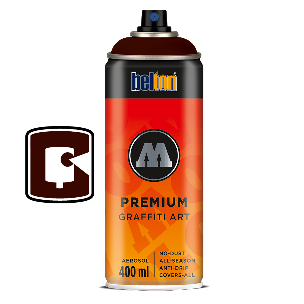 GESER Black Red 400ML Molotow Premium Belton Spray Paint