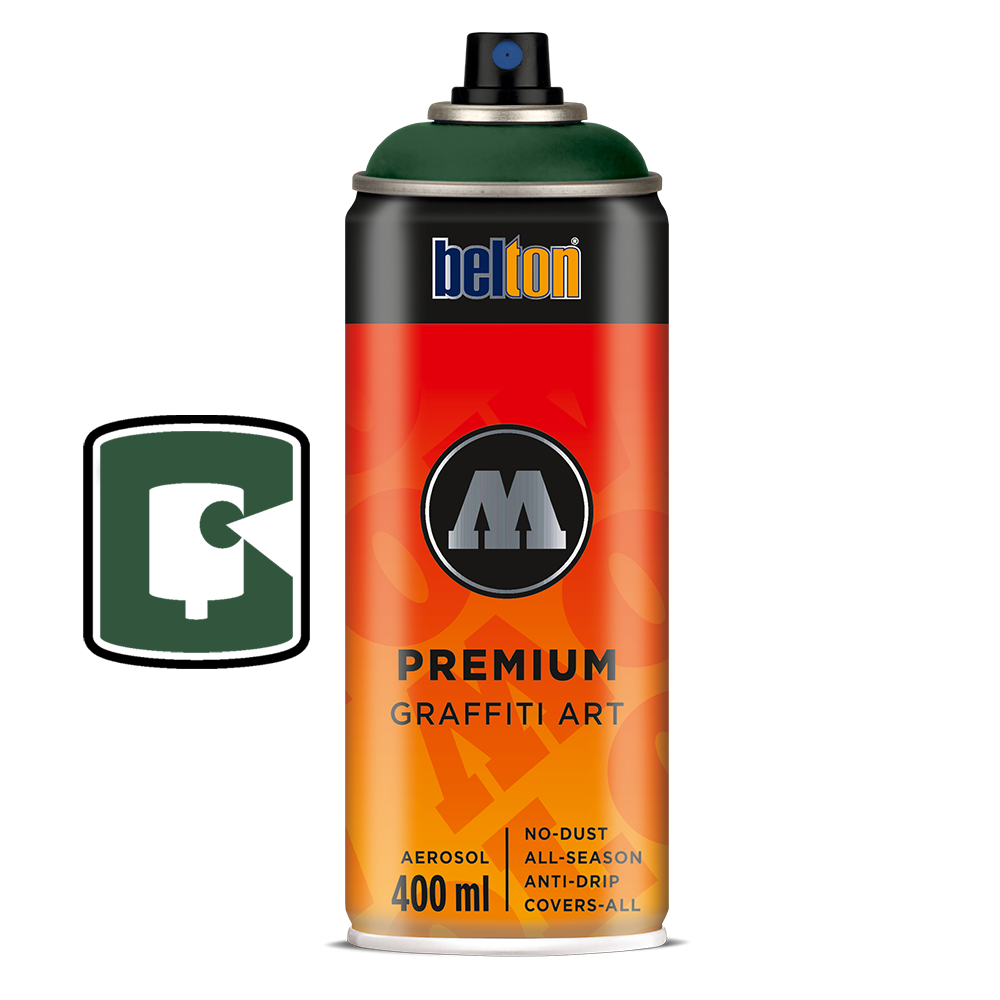 Black Forest Green 400ML Molotow Premium Belton Spray Paint