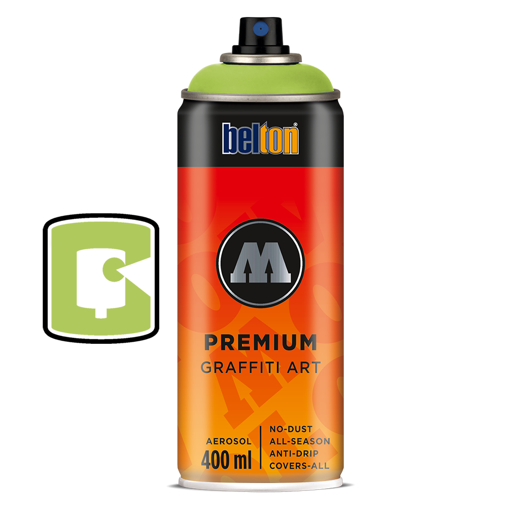 Brilliant Green 400ML Molotow Premium Belton Spray Paint