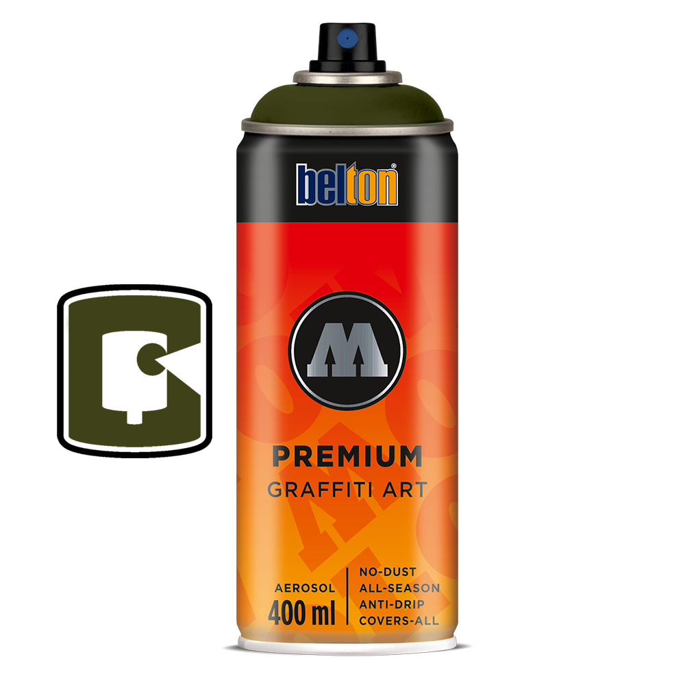 Evil Olive 400ML Molotow Premium Belton Spray Paint