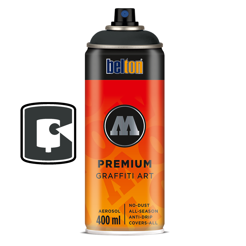 Anthracite Grey 400ML Molotow Premium Belton Spray Paint