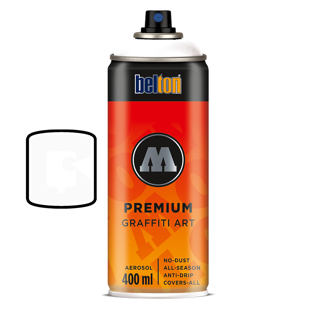 Signal White 400ML Molotow Premium Belton Spray Paint