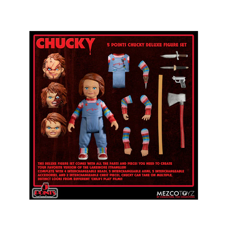 Child's Play Chucky Deluxe Figure Set by Mezco Toyz