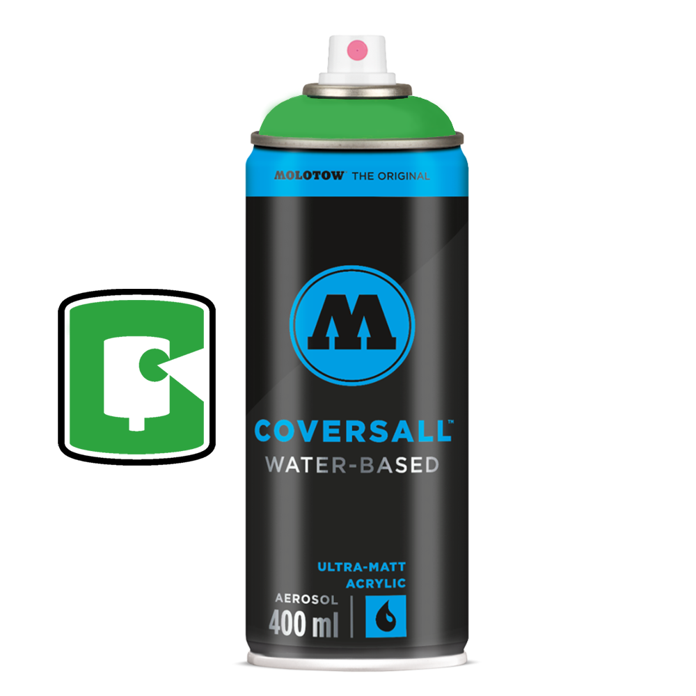 Clover Green Molotow Coversall Water-Based 400ML Spray Paint