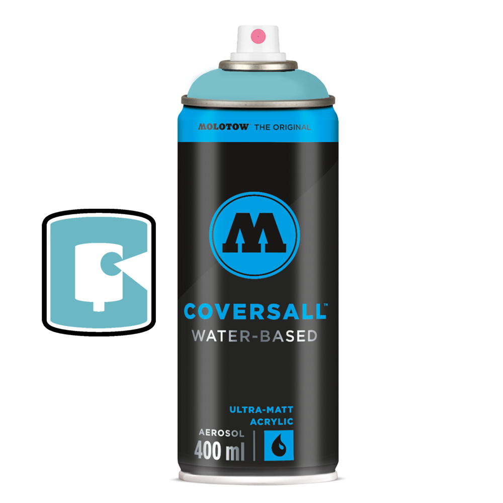 Cream Blue Molotow Coversall Water-Based 400ML Spray Paint