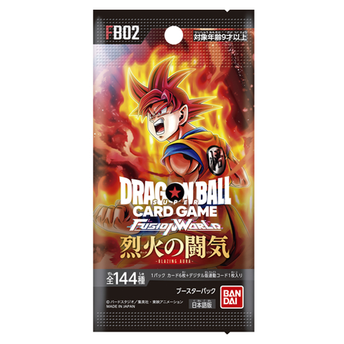 Dragon Ball Card Game - FB02 Blazing Aura Bandai Japanese Single Pack