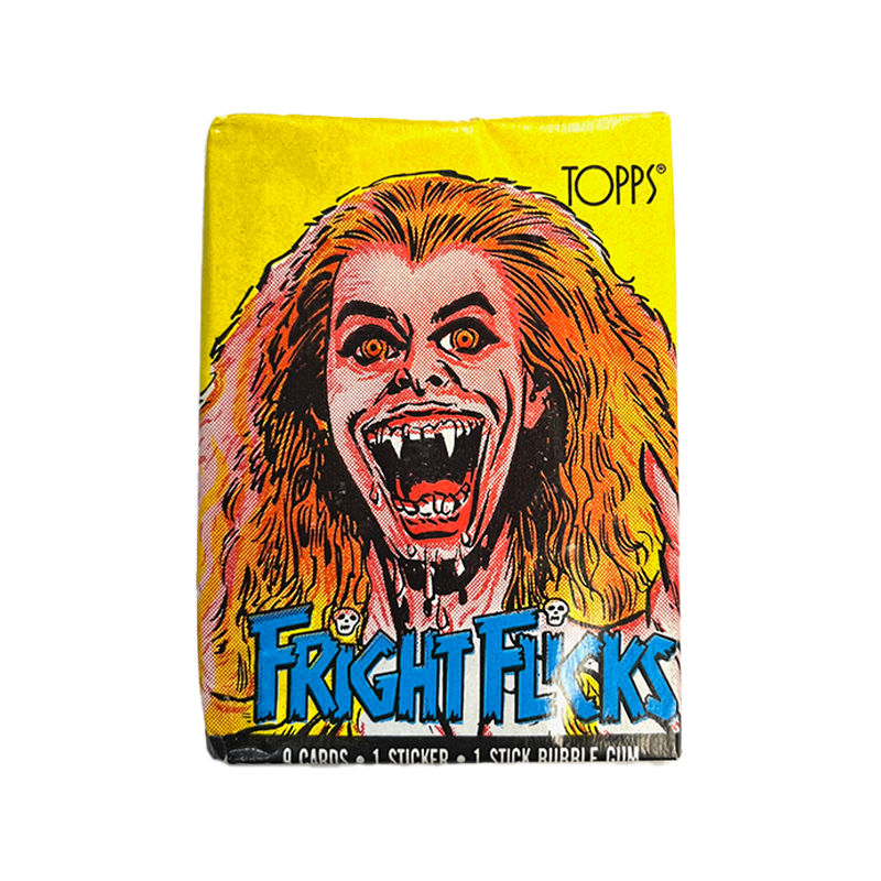 Topps Fright Flicks Wax Trading Cards