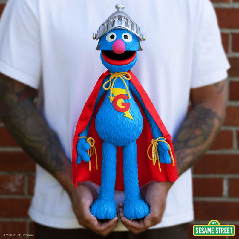 Sesame Street Grover 17 Supersize Vinyl Collectible by Super7 TorontoCollective