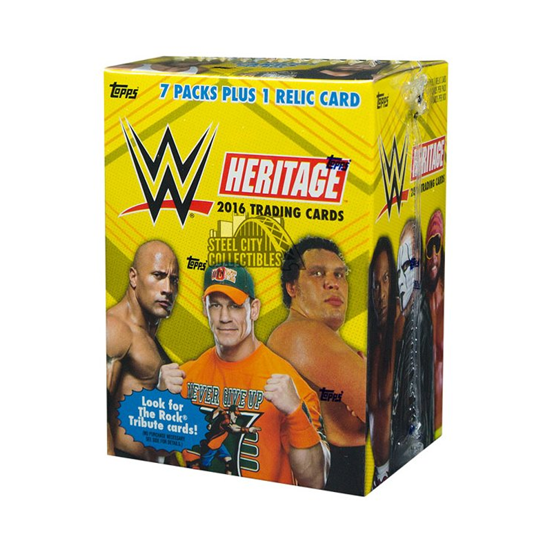 2016 Heritage Walmart Exclusive WWE Wrestling Blaster Box