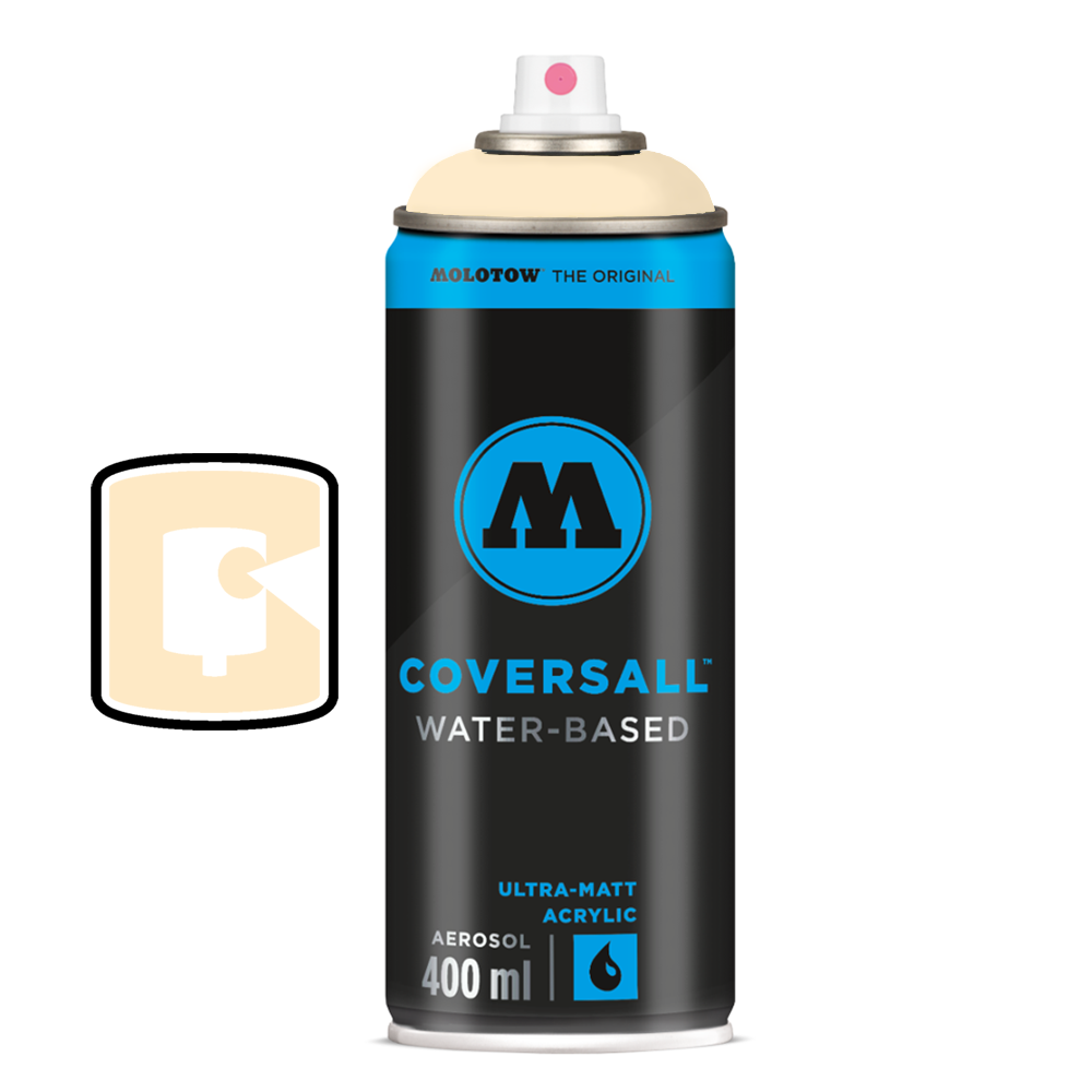 Ivory Light Molotow Coversall Water-Based 400ML Spray Paint