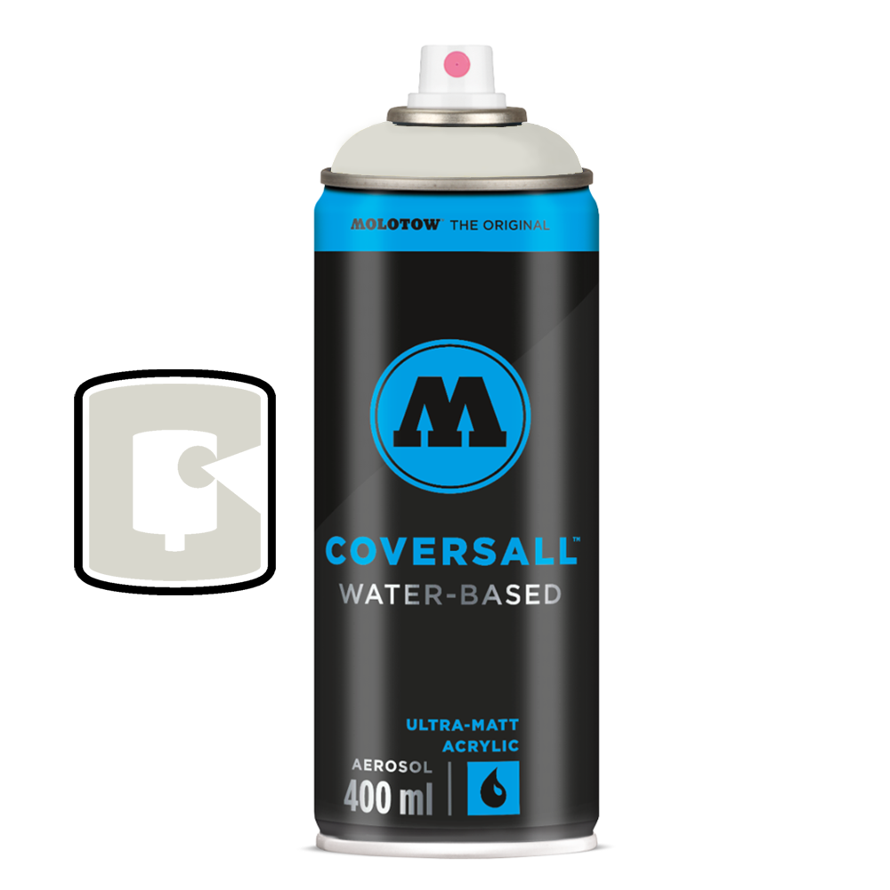 Light Grey Neutral Molotow Coversall Water-Based 400ML Spray Paint