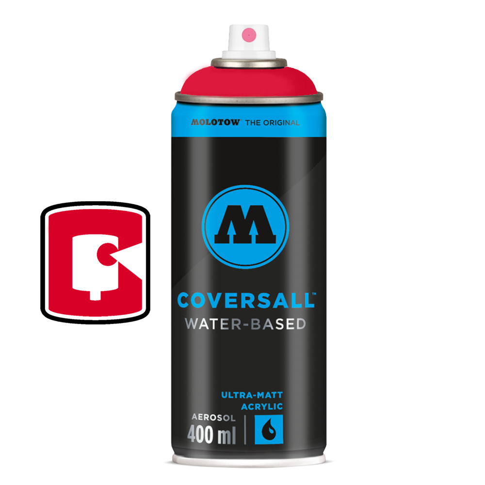 MAD C Cherry Red Molotow Coversall Water-Based 400ML Spray Paint