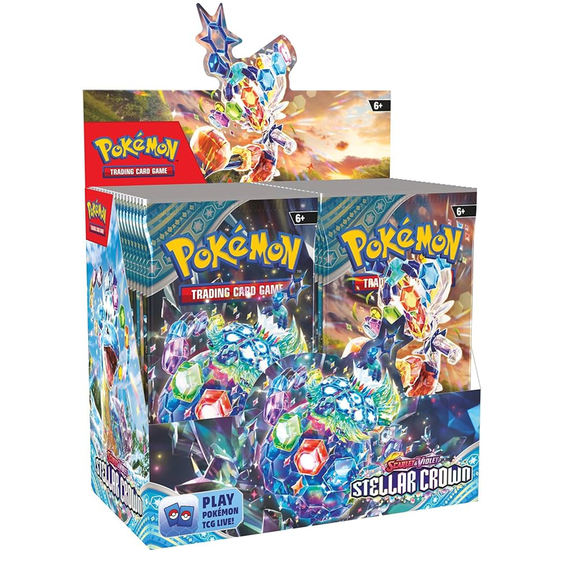 Pokemon Cards - Stellar Crown English Booster Packs