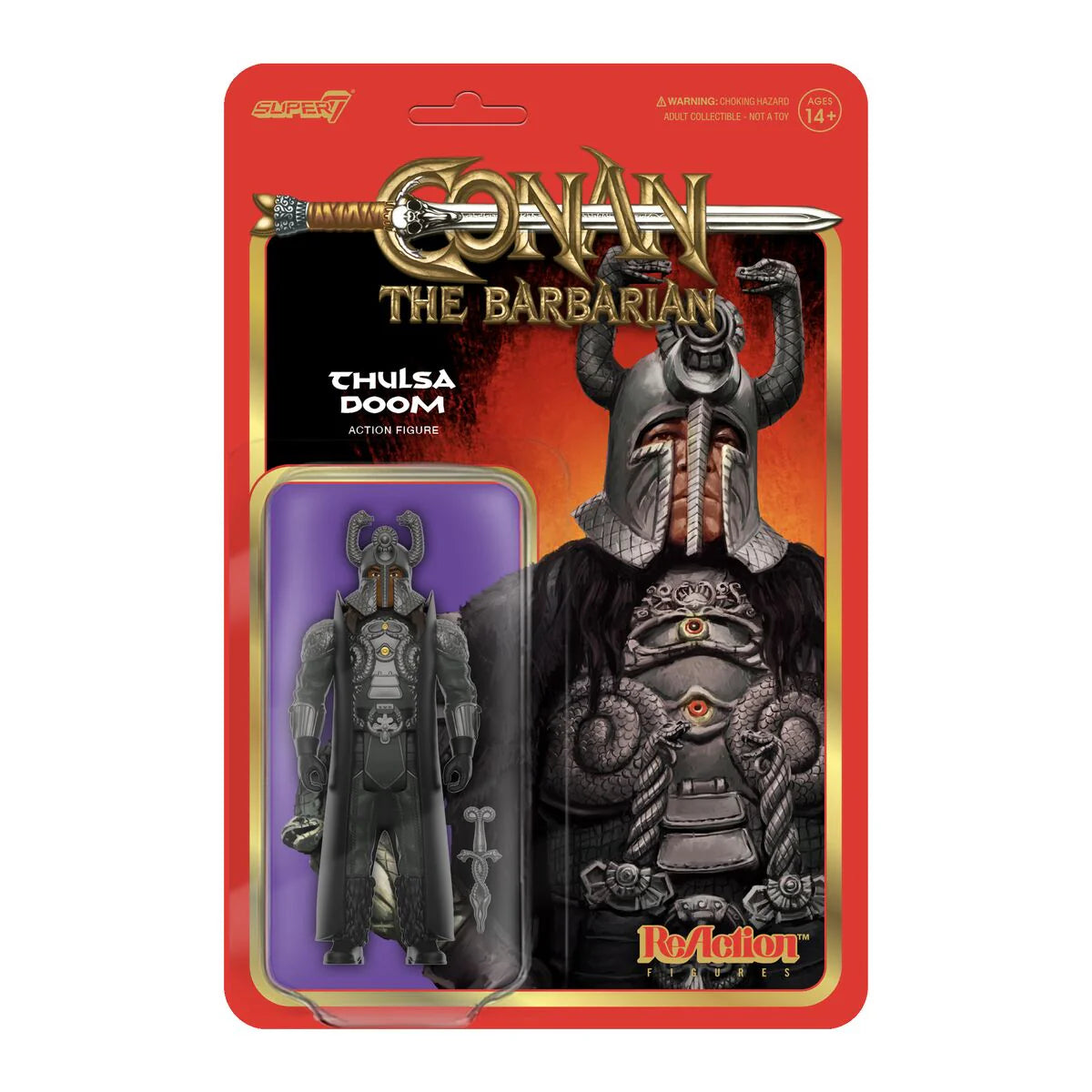 Conan W1 ReAction Figure - Thulsa Doom by Super7