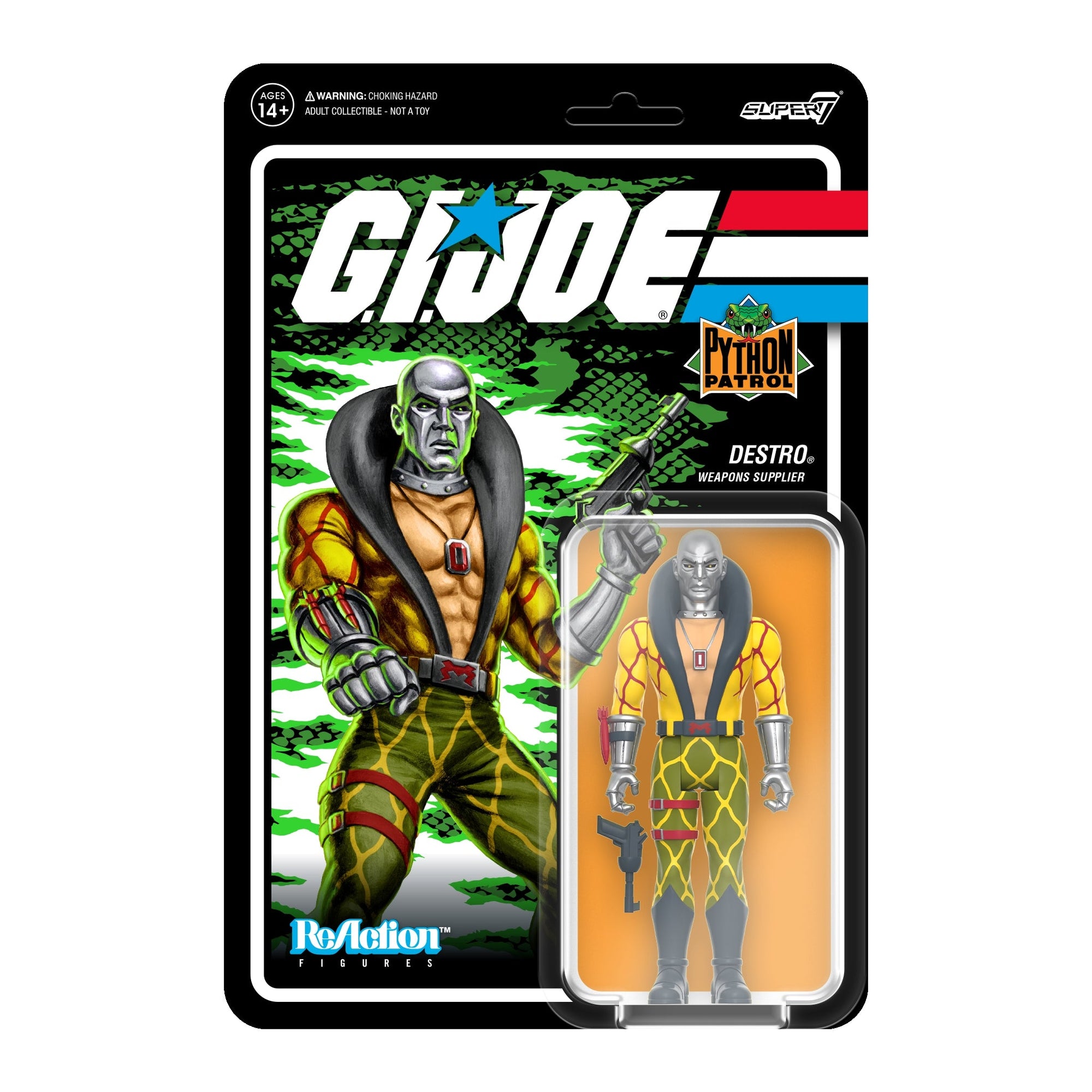 Python Patrol Destro ReAction - G.I. Joe by Super7