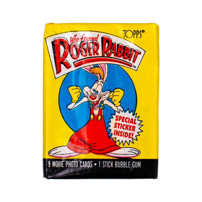 Who Framed Roger Rabbit Wax Pack Trading Cards