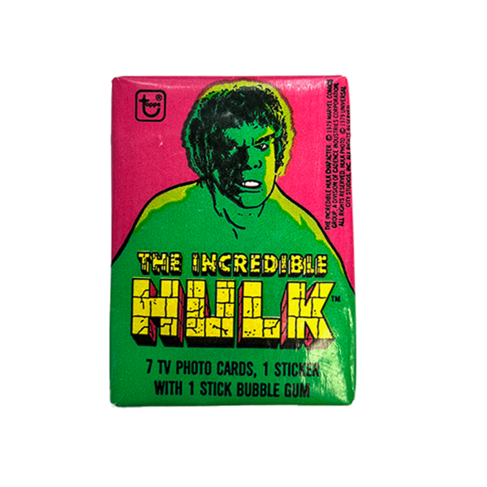 The Incredible Hulk Wax Trading Cards