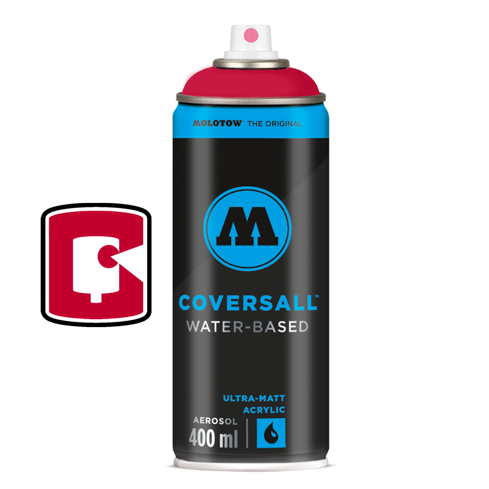 Tornado Red Molotow Coversall Water-Based 400ML Spray Paint