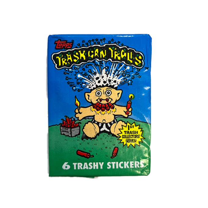 Topps Trash Can Trolls Wax Trading Card