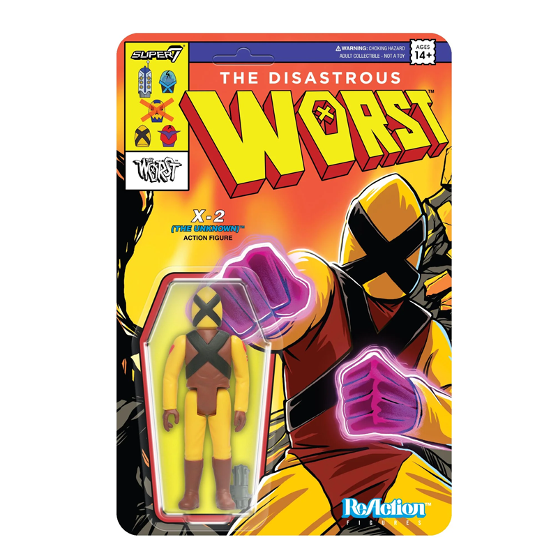 The Unkown X2 (SDCC 2024) - The Worst ReAction Figure Wave 5 by Super7