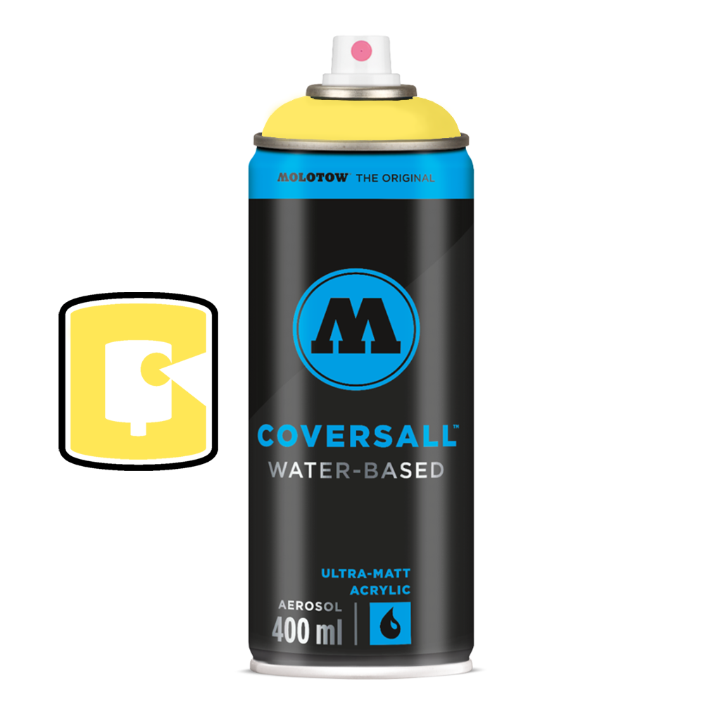 Zinc Yellow Molotow Coversall Water-Based 400ML Spray Paint