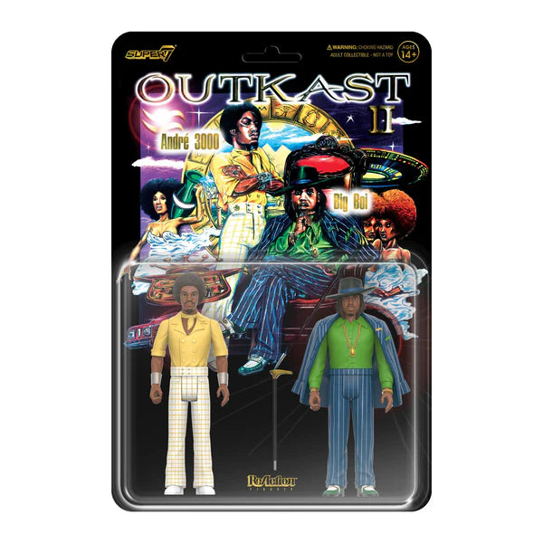 Outkast (Aquemini) 2-Pack ReAction Figure - Outkast by Super7