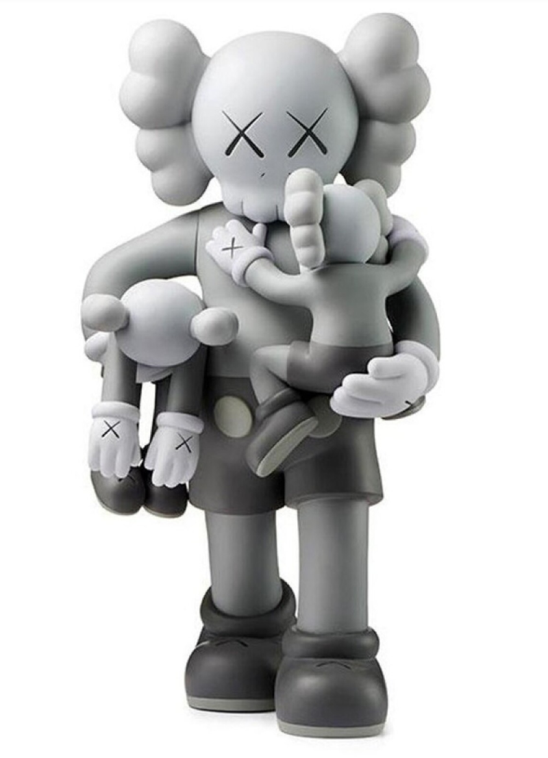 Kaws CLEAN SLATE Grey by MEDICOM TOY