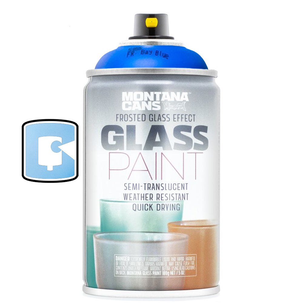 Montana Cans Effect Glass Spray Paint, Bay Blue