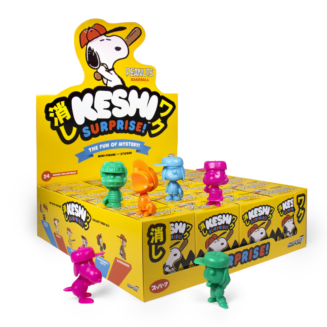 Peanuts Keshi Surprise - Peanuts Baseball by Super7 (1 BLIND BOX)